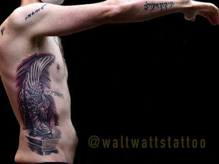 Tattoos - Walt Watts Praying Angel - 142131